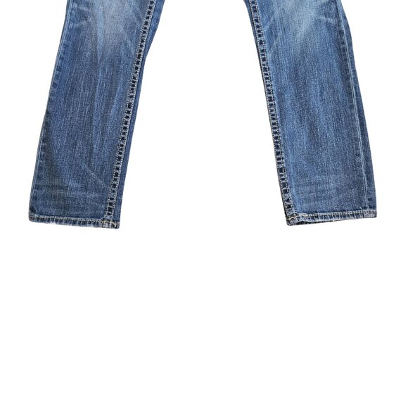 BKE Mason Men’s Jeans 32x32 Straight Leg Medium Wash ABP1957 Cotton Blend - Picture 2 of 4